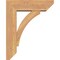 Ekena Millwork Thorton Slat Smooth Bracket w/ Offset Brace, Western Red Cedar, 5 1/2"W x 16"D x 20"H BKT0604X16X20THR06SWR - alternate 4